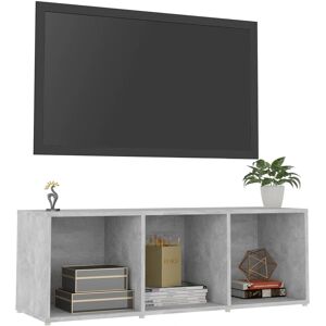 vidaXL TV Cabinet Concrete Grey 107x35x37 cm - TV Cabinet vidaXL TV Cabinet Concrete Grey 107x35x37 cm - TV Cabinet
