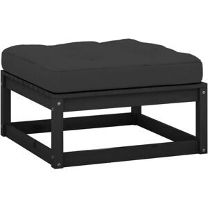 VidaXL Utebenk - Massivt furu, Polyesterputer VidaXL Utebenk - Massivt furu, Polyesterputer