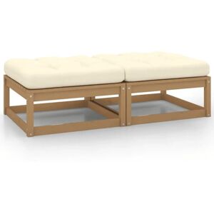 vidaXL Gartenbank - Kiefer Holz, Stoff, Polyester vidaXL Gartenbank - Kiefer Holz, Stoff, Polyester