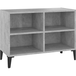 vidaXL TV Cabinet with Metal Legs Concrete Grey - TV Cabinet vidaXL TV Cabinet with Metal Legs Concrete Grey - TV Cabinet