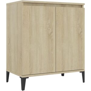vidaXL Sonoma Eik Sideboard - Industriell oppbevaringsskap for stue vidaXL Sonoma Eik Sideboard - Industriell oppbevaringsskap for stue