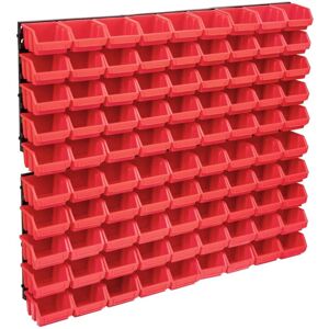 vidaXL 96 pcs. Storage Container Set with Wall Panels - Storage Container Set vidaXL 96 pcs. Storage Container Set with Wall Panels - Storage Container Set