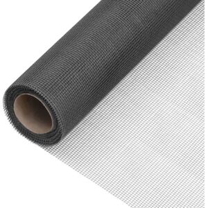 vidaXL Fiberglass Mesh 80x1000 cm Black Garden Fence Panel vidaXL Fiberglass Mesh 80x1000 cm Black Garden Fence Panel