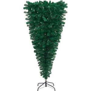 vidaXL Upturned Artificial Christmas Tree with Stand Green 210cm - Christmas Tree vidaXL Upturned Artificial Christmas Tree with Stand Green 210cm - Christmas Tree