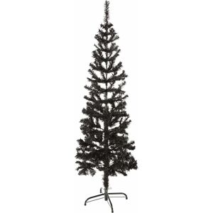 vidaXL Sapin de Noël Fin Noir - 150 cm Décoration vidaXL Sapin de Noël Fin Noir - 150 cm Décoration