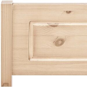 vidaXL 322098 Bed Frame - Solid Pinewood - Beige vidaXL 322098 Bed Frame - Solid Pinewood - Beige