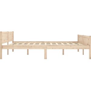 vidaXL Bed Frame - Solid Pinewood 180x200 cm - Bed Type vidaXL Bed Frame - Solid Pinewood 180x200 cm - Bed Type