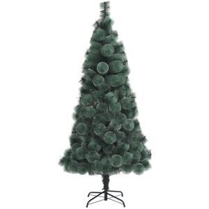 Sapin de Noël artificiel avec support vert - 150 cm - Sapin de Noël Sapin de Noël artificiel avec support vert - 150 cm - Sapin de Noël