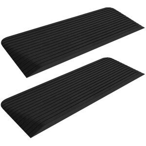 vidaXL Threshold Ramp Rubber Wheelchair Rollators Trolley Road Door Curb Ramp - Threshold Ramp vidaXL Threshold Ramp Rubber Wheelchair Rollators Trolley Road Door Curb Ramp - Threshold Ramp