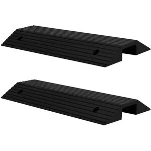 vidaXL Bridge Threshold Ramp Rubber Wheelchair Trolley Road Curb Door Ramp - Threshold Ramp vidaXL Bridge Threshold Ramp Rubber Wheelchair Trolley Road Curb Door Ramp - Threshold Ramp