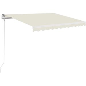 vidaXL Automatische Uitvalbare Markies - 350x250cm, Crème, Aluminium vidaXL Automatische Uitvalbare Markies - 350x250cm, Crème, Aluminium