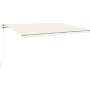 vidaXL Automatische Uitrollende Zonwering - 500x300 cm - Crème vidaXL Automatische Uitrollende Zonwering - 500x300 cm - Crème