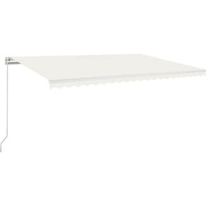 vidaXL Tenda Retrattile Manuale 500x350 cm Crema - Tenda vidaXL Tenda Retrattile Manuale 500x350 cm Crema - Tenda