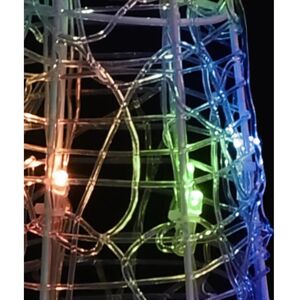 vidaXL Acrylic Decorative Pyramid LED Light Cone - Christmas Ornament vidaXL Acrylic Decorative Pyramid LED Light Cone - Christmas Ornament