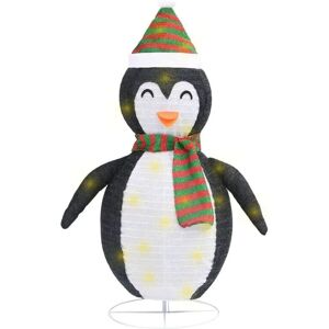 vidaXL Penguin Snow Decoration LED Fabric 120cm - Christmas Decoration vidaXL Penguin Snow Decoration LED Fabric 120cm - Christmas Decoration