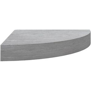 vidaXL 25x25x3,8 cm Beton Grau MDF Eckregal - Regal vidaXL 25x25x3,8 cm Beton Grau MDF Eckregal - Regal