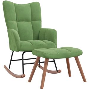 Vippe stol med skammel - Moderne & Elegant Vippe stol med skammel - Moderne & Elegant