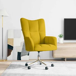 Maisonchic Musztardowy żółty aksamitny relaksujący fotel - Relax Chair Maisonchic Musztardowy żółty aksamitny relaksujący fotel - Relax Chair