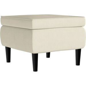 vidaXL Nova - Poggiapiedi in Velluto con Gambe in Legno - Poggiapiedi vidaXL Nova - Poggiapiedi in Velluto con Gambe in Legno - Poggiapiedi