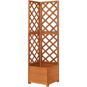 vidaXL Corner Trellis with Planter Box - Garden Decor vidaXL Corner Trellis with Planter Box - Garden Decor