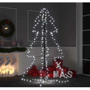 vidaXL Christmas Cone Tree 200 LEDs Indoor Outdoor - Christmas Cone Tree vidaXL Christmas Cone Tree 200 LEDs Indoor Outdoor - Christmas Cone Tree