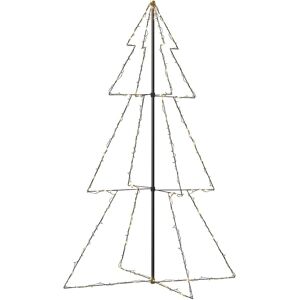 vidaXL White Christmas Cone Tree 240 LEDs - Christmas Tree Decoration vidaXL White Christmas Cone Tree 240 LEDs - Christmas Tree Decoration