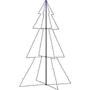 vidaXL Christmas Cone Tree 240 LEDs Indoor Outdoor - Christmas Tree vidaXL Christmas Cone Tree 240 LEDs Indoor Outdoor - Christmas Tree