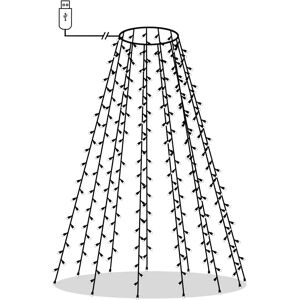 vidaXL Multicolour 150cm Christmas Tree Lights - Outdoor LEDs vidaXL Multicolour 150cm Christmas Tree Lights - Outdoor LEDs