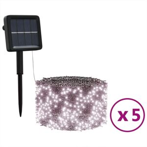 vidaXL 5x Solar Fairy Lights LED Warm White Indoor Outdoor - String Lights vidaXL 5x Solar Fairy Lights LED Warm White Indoor Outdoor - String Lights