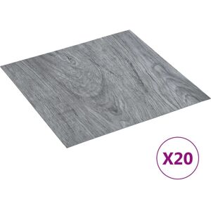 vidaXL 20x Self-adhesive Flooring Planks PVC Light Grey - Flooring vidaXL 20x Self-adhesive Flooring Planks PVC Light Grey - Flooring
