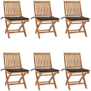 vidaXL Gartenfaltstühle mit Kissen - Gartenset vidaXL Gartenfaltstühle mit Kissen - Gartenset