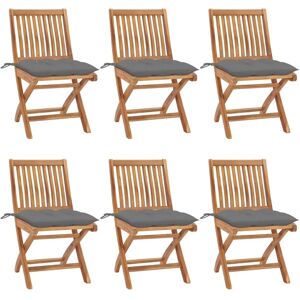 vidaXL Gartenstühle Set mit Kissen - Langlebiges Teakholz vidaXL Gartenstühle Set mit Kissen - Langlebiges Teakholz