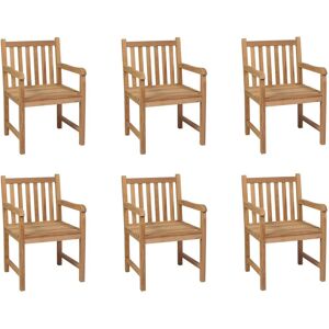 VidaXL Outdoor Stuhl Teak Braun - Gartenmöbel-Set VidaXL Outdoor Stuhl Teak Braun - Gartenmöbel-Set