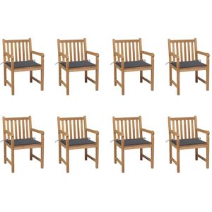 VidaXL Außenstuhl - Teak Anthrazit VidaXL Außenstuhl - Teak Anthrazit