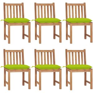 vidaXL Gartensessel Teak Grün - Langlebige Gartenmöbel vidaXL Gartensessel Teak Grün - Langlebige Gartenmöbel