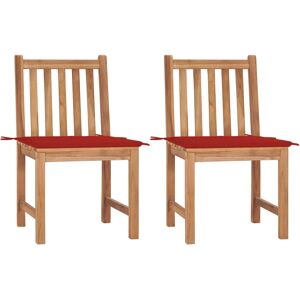 VidaXL 3073148 Gartenstuhl Teak Rot - Gartenstuhl VidaXL 3073148 Gartenstuhl Teak Rot - Gartenstuhl