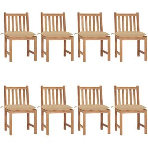 VidaXL Gartenstuhl - Robustes Teak, Kissen - Garten & Terrasse VidaXL Gartenstuhl - Robustes Teak, Kissen - Garten & Terrasse