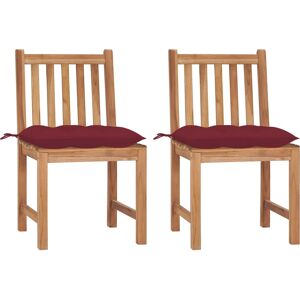 vidaXL Teak Gartenstühle Set - 8 Stück vidaXL Teak Gartenstühle Set - 8 Stück