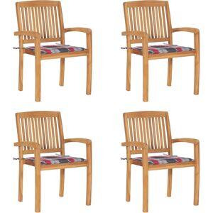 MAISONCHIC Teak Gartenstühle - Stapelbar, Innen & Außen MAISONCHIC Teak Gartenstühle - Stapelbar, Innen & Außen