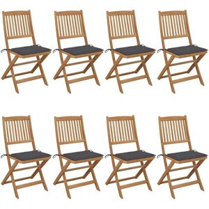 VidaXL 3075021 Outdoor-Stuhl - Klappbarer Akazienholz - Gartenausstattung VidaXL 3075021 Outdoor-Stuhl - Klappbarer Akazienholz - Gartenausstattung