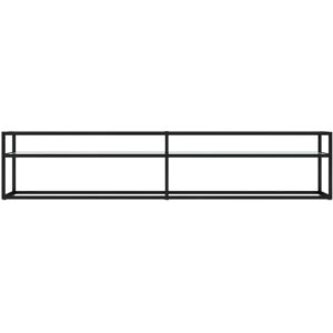 vidaXL TV Cabinet White Marble Tempered Glass - TV cabinet vidaXL TV Cabinet White Marble Tempered Glass - TV cabinet