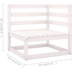 vidaXL 3075455 outdoor furniture set - Garden Lounge 8 Piece White vidaXL 3075455 outdoor furniture set - Garden Lounge 8 Piece White