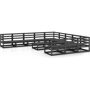 vidaXL Pine Garden Lounge Set - 12 Pieces Outdoor Furniture vidaXL Pine Garden Lounge Set - 12 Pieces Outdoor Furniture