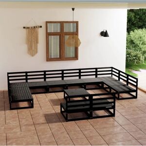 vidaXL Solid Pinewood Garden Lounge Set - Garden Lounge Set vidaXL Solid Pinewood Garden Lounge Set - Garden Lounge Set