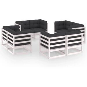 vidaXL Gartenmöbel-Set - Modularer Lounge 8-tlg. vidaXL Gartenmöbel-Set - Modularer Lounge 8-tlg.