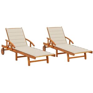VidaXL Outdoor Chair - Verstellbarer Gartenliege-Satz - Gartenausstattung VidaXL Outdoor Chair - Verstellbarer Gartenliege-Satz - Gartenausstattung
