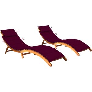 vidaXL Gartenstuhl - Wetterfestes Akazienholz - Klappbar & Gepolstert - Garten oder Terrasse vidaXL Gartenstuhl - Wetterfestes Akazienholz - Klappbar & Gepolstert - Garten oder Terrasse