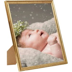 vidaXL 10x Photo Frames Collage for Table Gold 10x15 cm MDF Picture Frame - Photo Frames vidaXL 10x Photo Frames Collage for Table Gold 10x15 cm MDF Picture Frame - Photo Frames