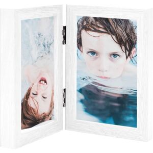 vidaXL White Double Picture Frame Collage - 21x29.7 cm vidaXL White Double Picture Frame Collage - 21x29.7 cm