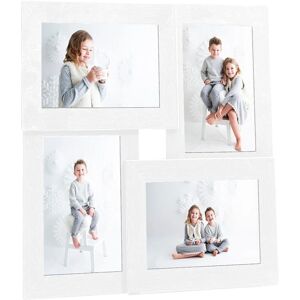 vidaXL White 4x(10x15 cm) Collage Photo Frame MDF - Photo Frame vidaXL White 4x(10x15 cm) Collage Photo Frame MDF - Photo Frame